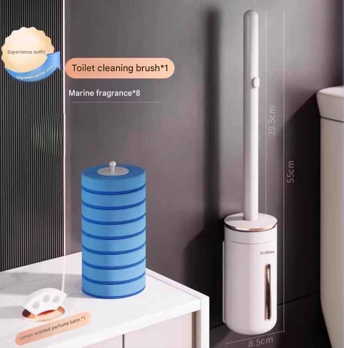 Wall-Mounted Disposable Toilet Brush Set for Home