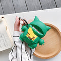 Cartoon Green Pikachu AirPods Pro Protective Case