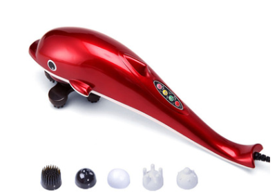 Dolphin Massager with High-Power Massage Hammer