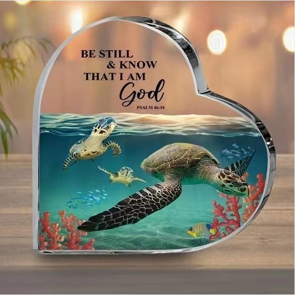 Christian Sea Turtle Acrylic Keepsake