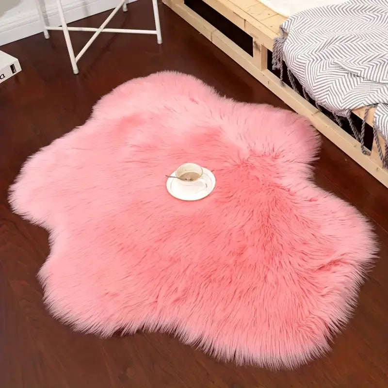 Soft Fluffy Nordic Area Rug for Living Room (1pc)