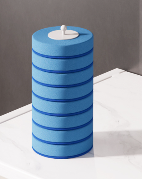 Wall-Mounted Disposable Toilet Brush Set for Home